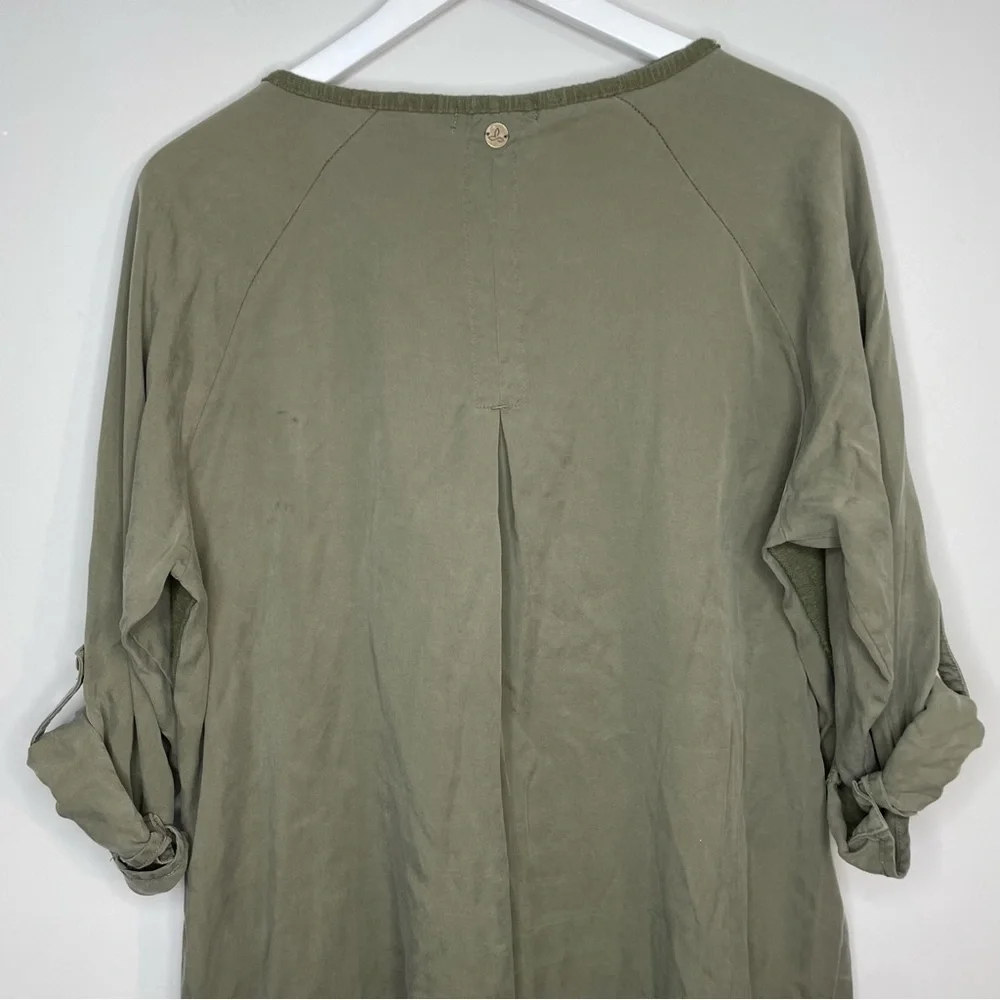 PRANA Hensley Henley Dress Rye Green Size XL